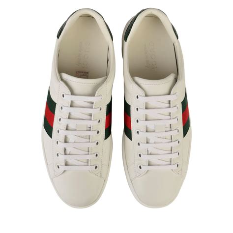 gucci new ace web trainers.